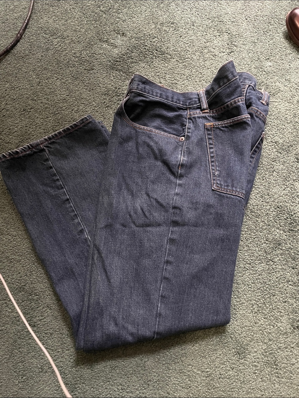 GAP Men's Relaxed Dark Blue Denim Jeans